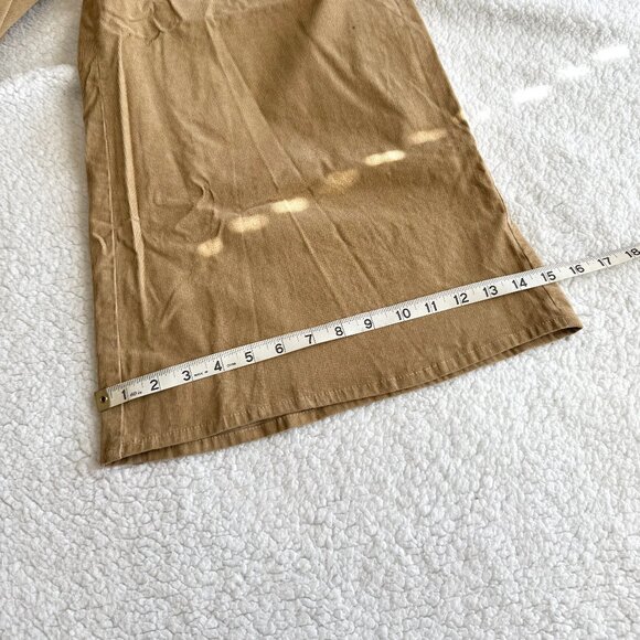 Vintage Tan Corduroy Cropped Flare Pants - Picture 11 of 11